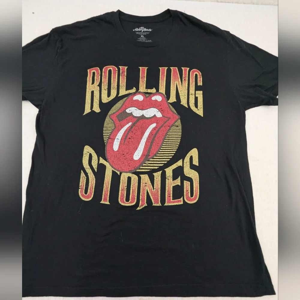 Rolling Stones Black Graphic T-Shirt XL